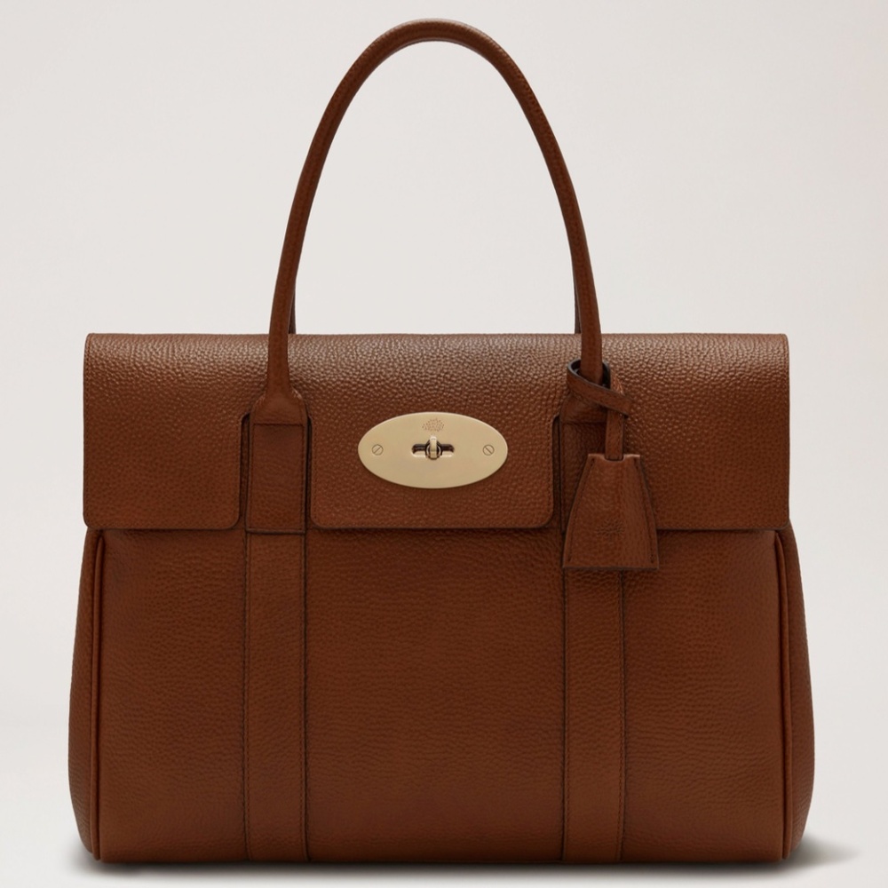 Mulberry 'Bayswater' in Oak Brown Classic Leather Tote  - MSRP $1495 - NWT